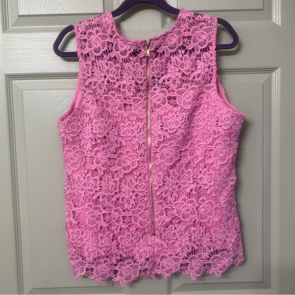 Nanette Lepore NWT - w’s large tanktop - pinkish/purple floral design - Picture 2 of 8